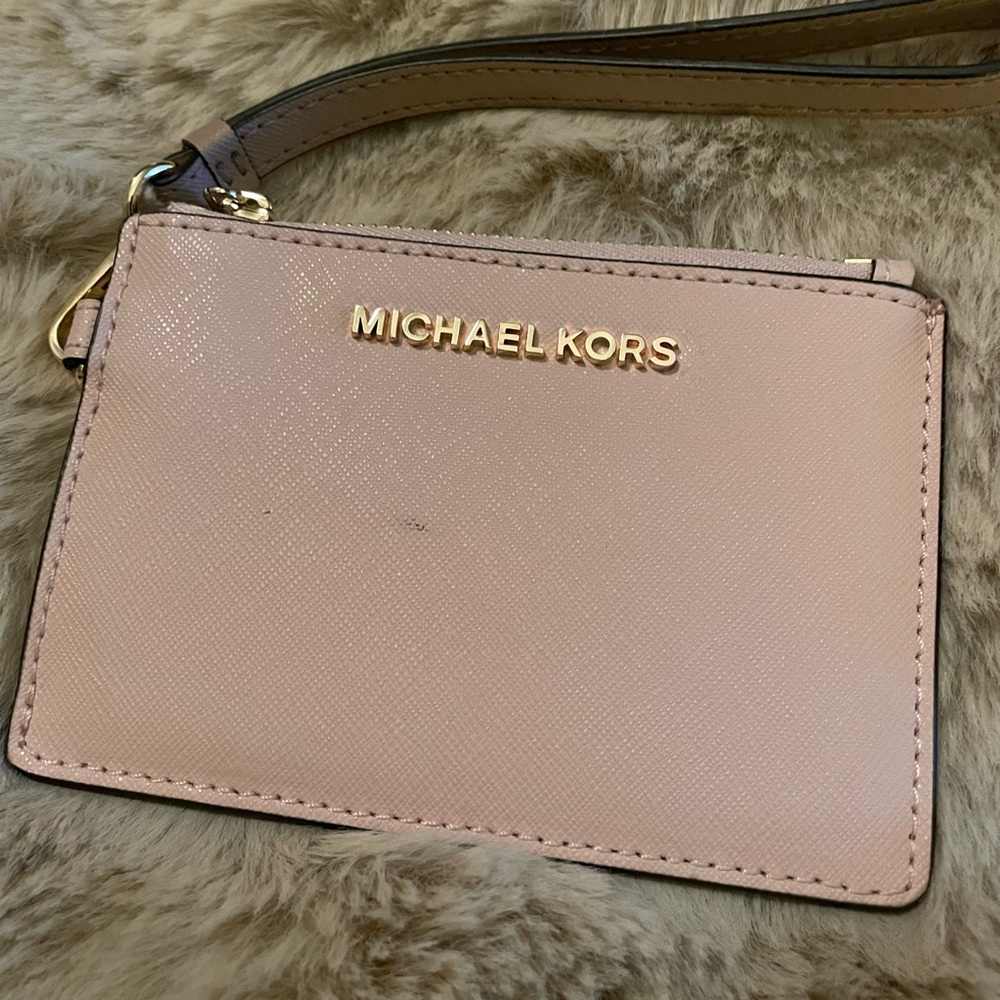 michael kors card,cash, key pouch